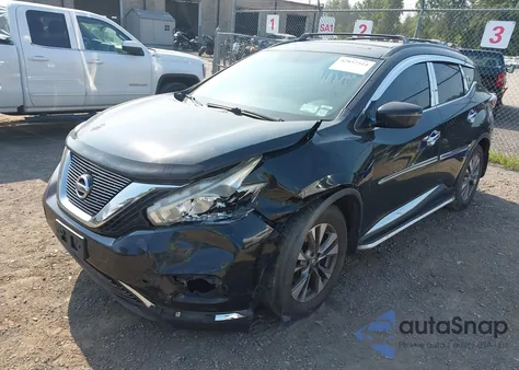 2017 Nissan Murano Sv z USA, uszkodzony, nr VIN 5N1AZ2MH7HN113055